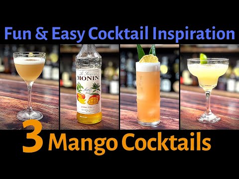 Video 3 Fun & Easy MANGO Cocktails - youtube