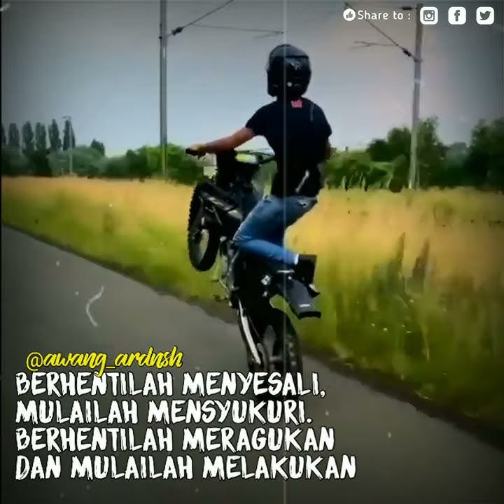 Story WA motor freestyle keren versi dj