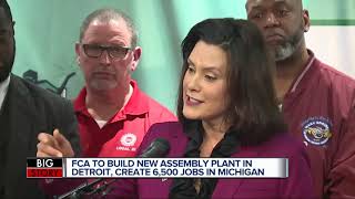 FCA to build new assembly plant in Detroit, create 6,500 jobs in Michigan Fiat Chrysler Automobiles Detroit Mi