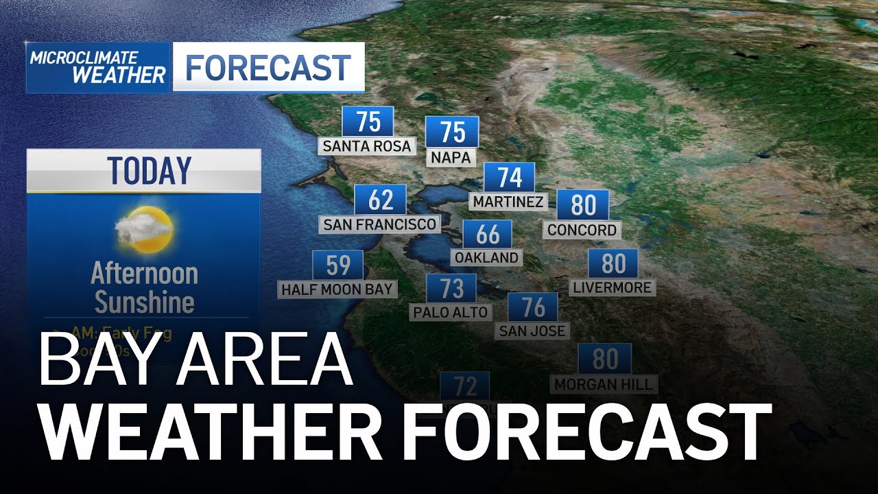 Bay Area Forecast: Early Fog Returns and Hotter Sunday - YouTube