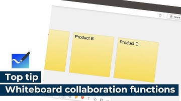 Top tip | Microsoft Whiteboard | Collaboration functions