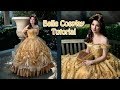 How to make a Belle dress (for adults) | Belle's gold dress tutorial