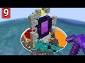 I built the most insane nether portal in minecraft hardcore