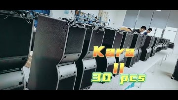 30 pcs Kara II dual 8 inch speaker in Sanway workshop!