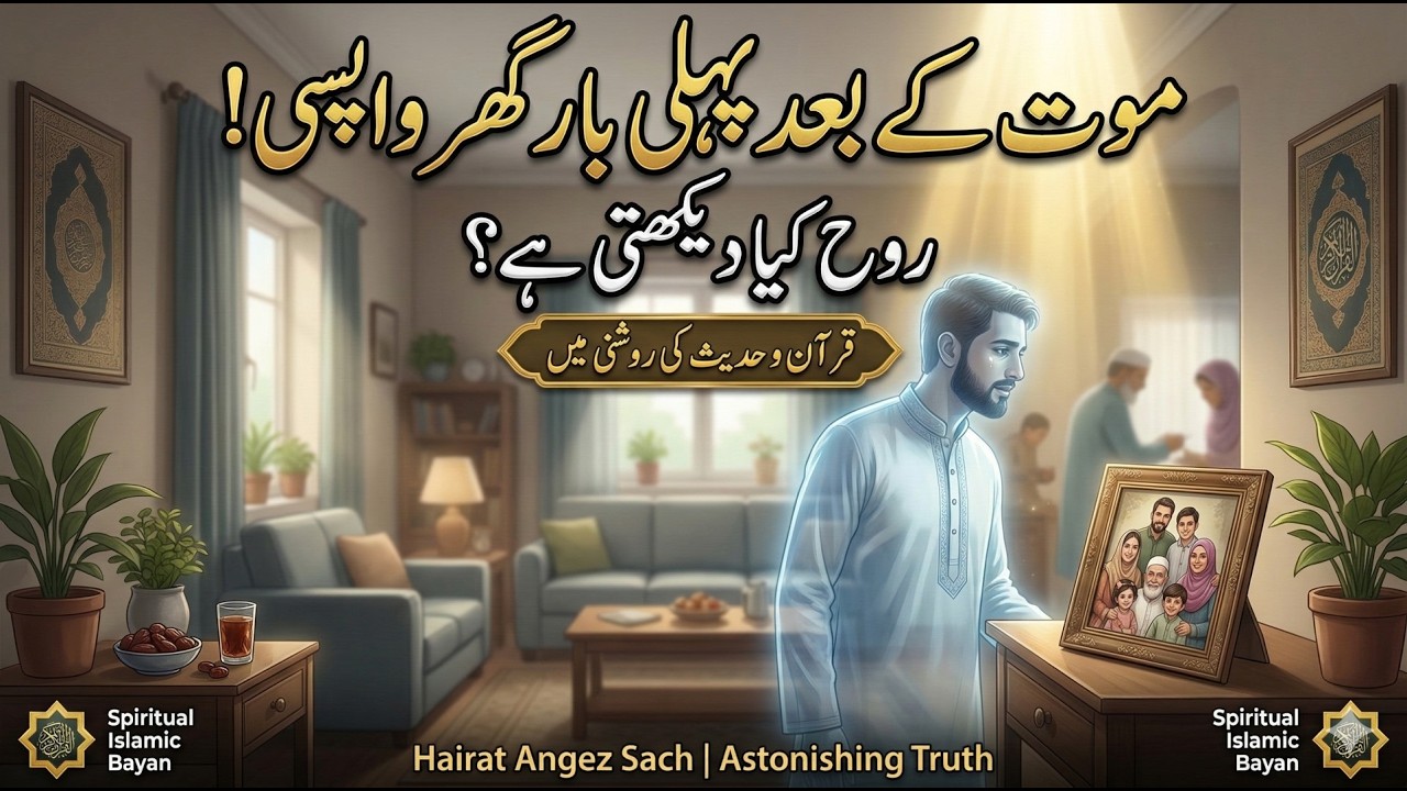 Maut Ke Baad Pehli Baar Ghar Wapsi: Rooh Kya Dekhti Hai? | Hairat Angez Sach | Islamic Bayan