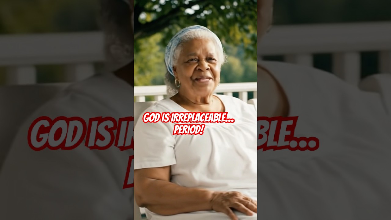 God is irreplaceable! 