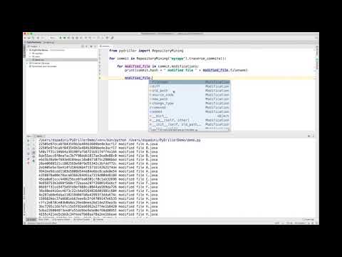 PyDriller Tutorial