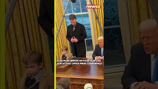 Watch Elon Musk S Fun Banter With Son X C3 A6 A Xii At Trump S Oval
