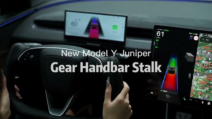 EANOP Gear Handbar Stalk for Tesla New Model Y Juniper – OEM Color | Parking, Reverse, Driving
