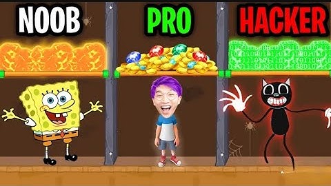 Can We Go NOOB vs PRO vs HACKER In PULL HIM OUT!? (FUNNY APP PUZZLE...