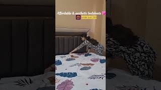 Aesthetic Bedroom Essentials✨ Bedsheets starting at ₹249 #viralvideo #shortsfeed