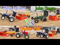 Tractor pull new holland vs John deere tractor remote control homemade
