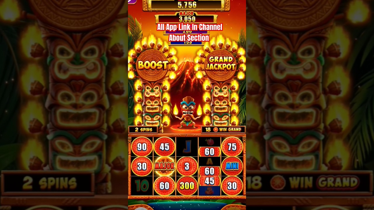 678 live apk Volcanic tiki bonus free spin yono game today 🤑🤑 shorts