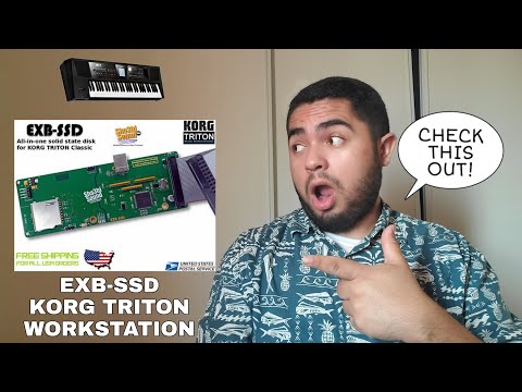 EXB-SSD Installation for Korg Triton Workstation