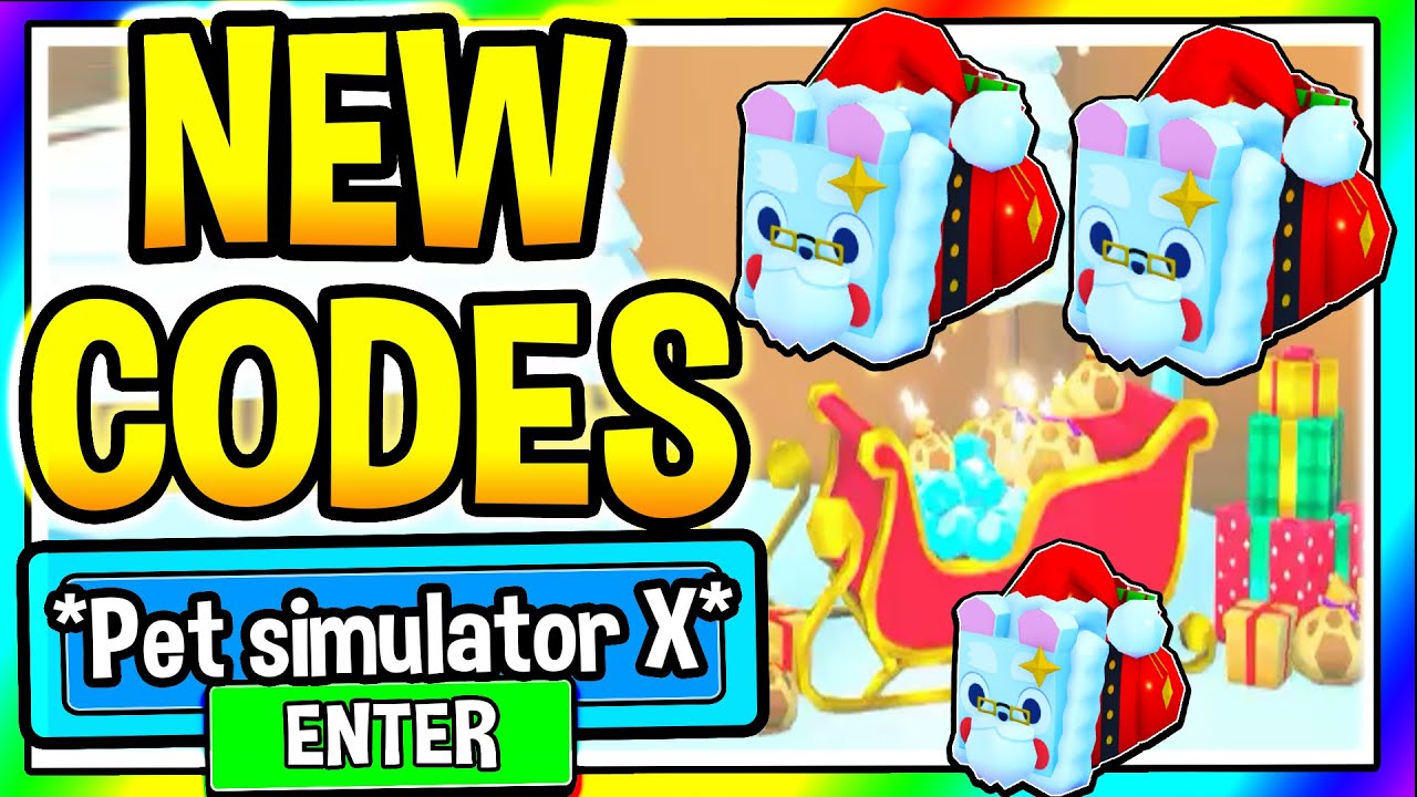 Pet simulator X (WINTER) CODES *UPDATE!* ALL NEW ROBLOX Pet simulator X