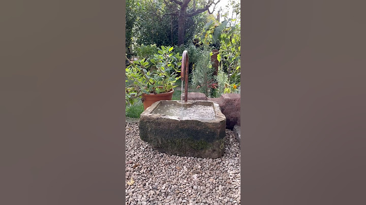 DIY-Brunnen #gartenideen #garteninspiration