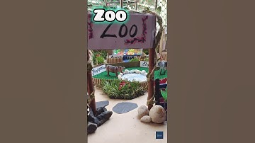 Zoo model for school project ✨