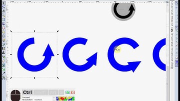 Inkscape Tutorial : Rotation arrow