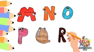 How to Draw Alphabet Lore Easy | M - R Part 3