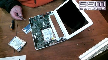 Replacing the hard disk drive in the netbook Acer Aspire One D257