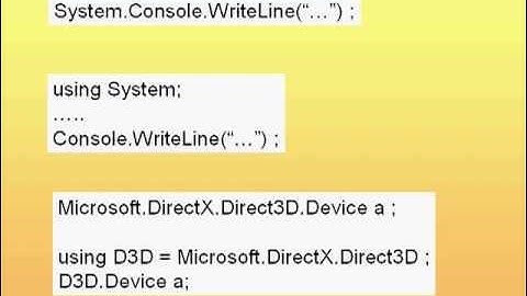 Bài 30: Namespace P1