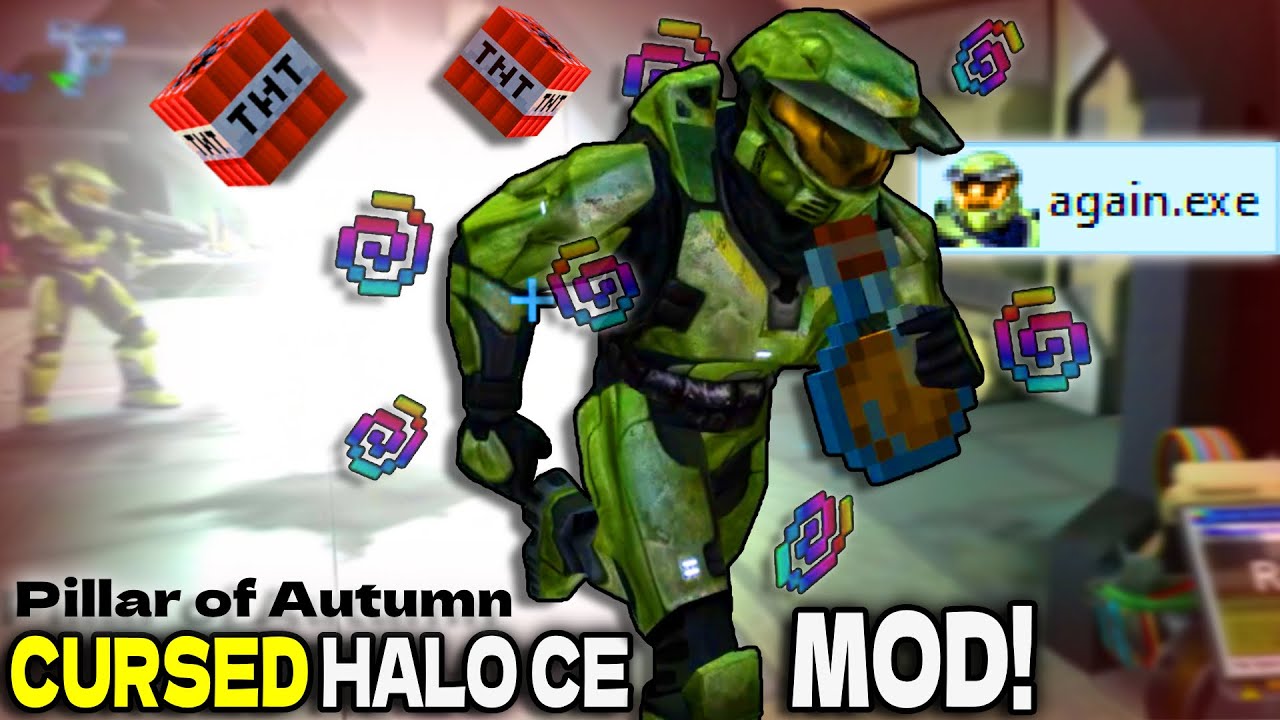 Cursed Halo CE MOD was Complete CHAOS!! - YouTube