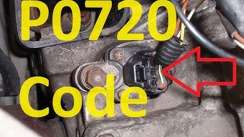 Causes and Fixes P0720 Code: Output Speed Sensor Circuit Malfunction