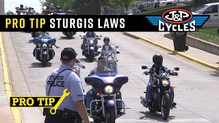 Know Your Sturgis Rally Motorcycle Laws : Pro Tip