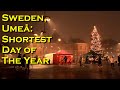 Sweden Umeå: Shortest Day of The Year [Osmo Pocket 4K/OnePlus 6] [Freewell wide angle lens]