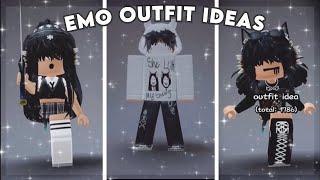 10 CHEAP EMO/GOTH AESTHETIC ROBLOX GIRL OUTFITS 🕷 (UNDER 400 +