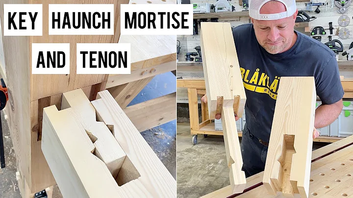 Key haunch pass through mortise and tenon