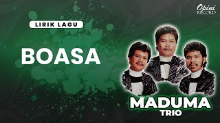 Trio Maduma - Boasa (Video Lirik)