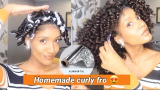 DIY Foil Flexi/Perm rods | Natural hair hack