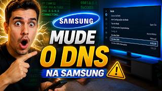 MUDE o DNS na Samsung e ACABE com travamentos AGORA 🚀 #DNS #SmartTV