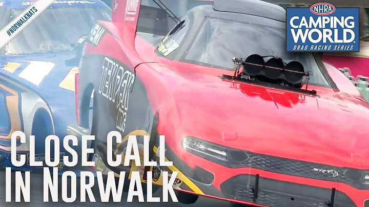 Close call between Ron Capps and Dale Creasy Jr. a...