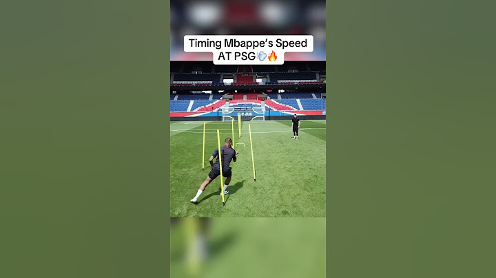 À QUELLE VITESSE EST MBAPPE ?! 🐆🇫🇷