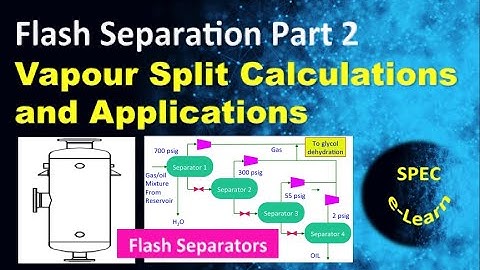 Flash Separation Part 2- Vapour Split Calculations, Applications and Types of Flash Separators