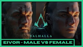 Assassin's Creed Valhalla - Eivor Voices & Side by Side Comparison - Ubisoft 2020