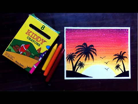 ভিডিও: কিভাবে Crayons সঙ্গে আঁকা