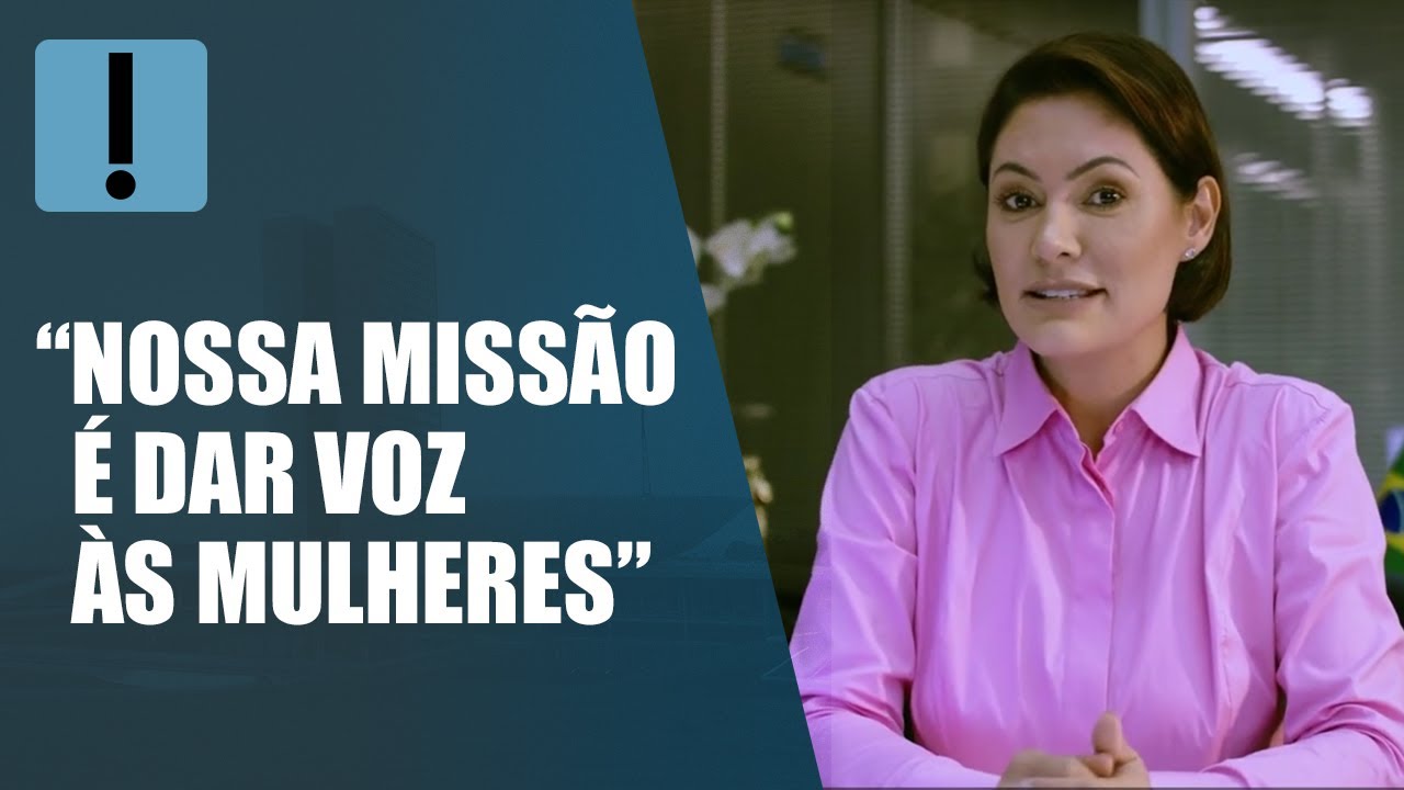 Michelle Bolsonaro divulga vídeo pelo Dia da Mulher