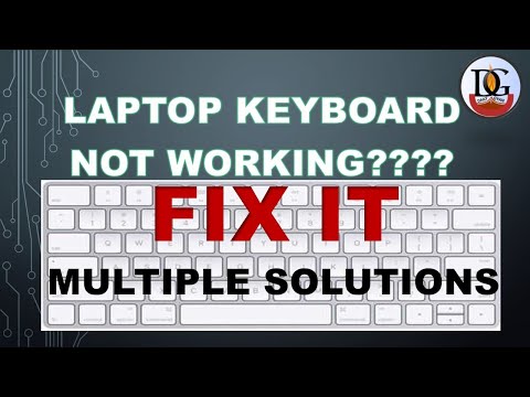 How to Fix Keyboard Not Working Issue in Windows 10  Repair Laptop Keyboard  Keyboard Solution
