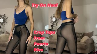 Crop Top Try On Haul from Rainbow in Puerto Rico | only $2 each | Was it worth it?