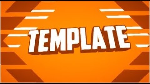 Awesome Orange 2D Intro Template!