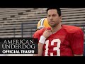 American Underdog (2021 Movie) Teaser Trailer - Zachary Levi, Anna Paquin, and Dennis Quaid