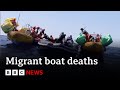 At least 60 die of hunger and dehydration on Mediterranean migrant boat | BBC News