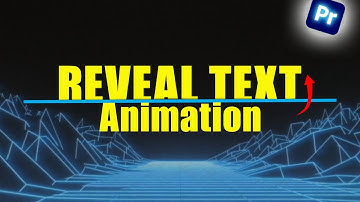 Create Text Reveal Animation in Premiere Pro | Tutorial