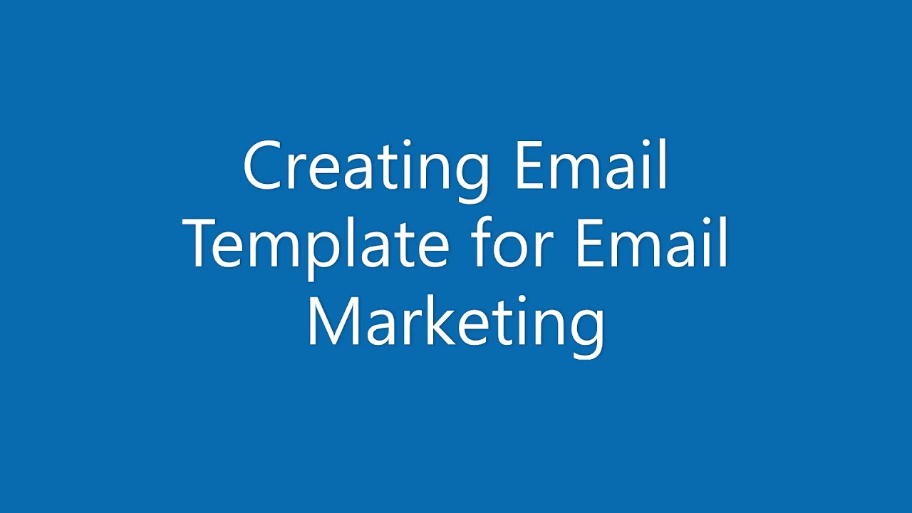 How to Create an Email Template for Email Marketing | Amudha Kumar Digital Marketing Course
