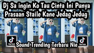 DJ SA INGIN KO TAU CINTA INI PUNYA PERASAAN SA TRA MAO KO BALIK LAGI SOUND TRENDING TIKTOK TERBARU