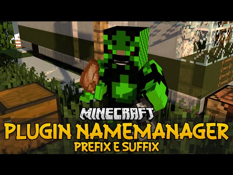 Minecraft Plugin Tutorial NameManager - Prefix e Suffix