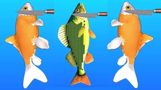 Fish Cleaning! Very satisfying and relaxing ASMR slicing game screenshot 3